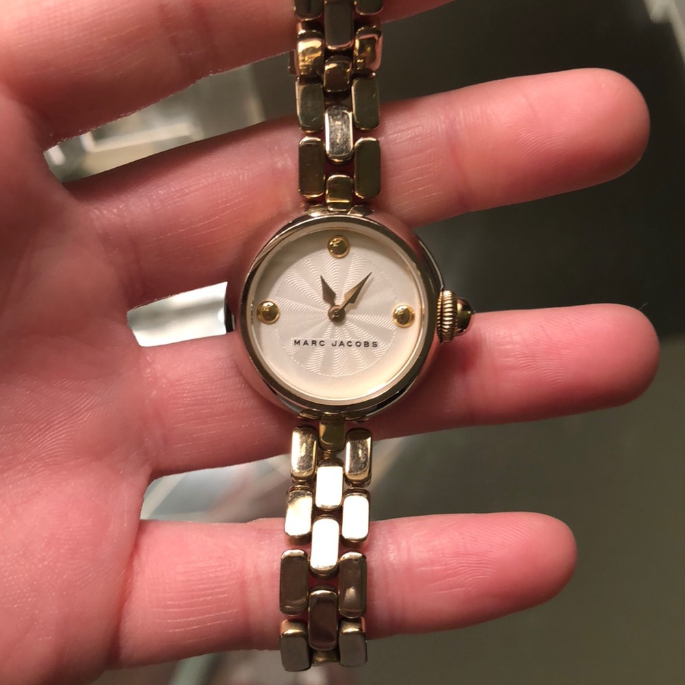 Gold Marc Jacobs Watch